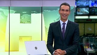 HD | Estreia de César Tralli como titular do Jornal Hoje - 30/10/2021
