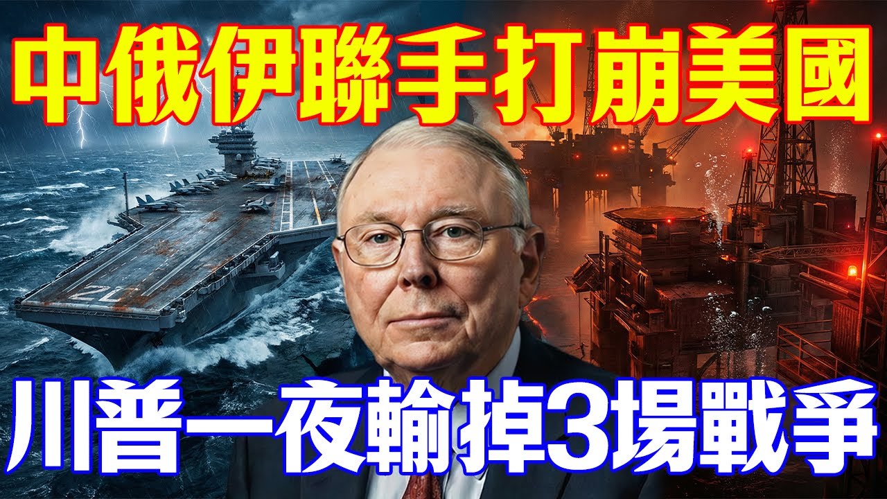 【2026終局戰】川普輸慘了！中俄伊聯手「三戰三捷」，美航母狼狽逃離，背後真相震驚全球！