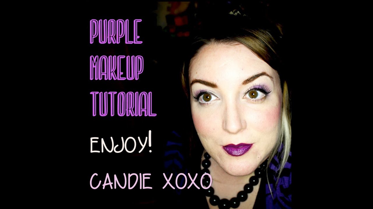 Mac monsters bride palette and sugarpill poison plum purple makeup tutorial