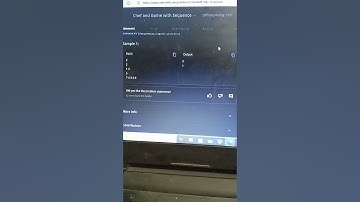 Chef and Game with Sequence/ java codechef solution