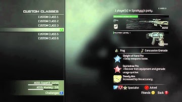 MW3 Class Setups & My Stats.