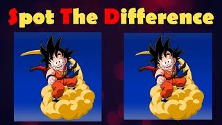 find the difference dragon ball z |photo puzzle #1|spot the difference in 15 sec