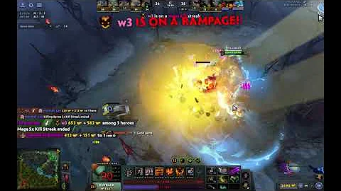 SF solo rampage 1vs5 dota 2 ( Shadow Fiend - Nevermore )