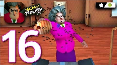 Scary Teacher 3D Gameplay Walkthrough Part 16 - Ruin the Parcel Prank - Android & Ios Game