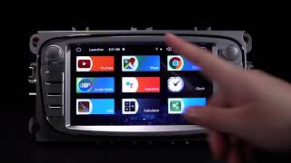 [PSF70FSFL_S] 7" Ford Android 10 Car Stereo with Built-in CarPlay/Android Auto Multifunctional DSP