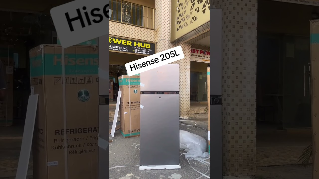 Hisense 205l Double Door Top Mount Refrigerator