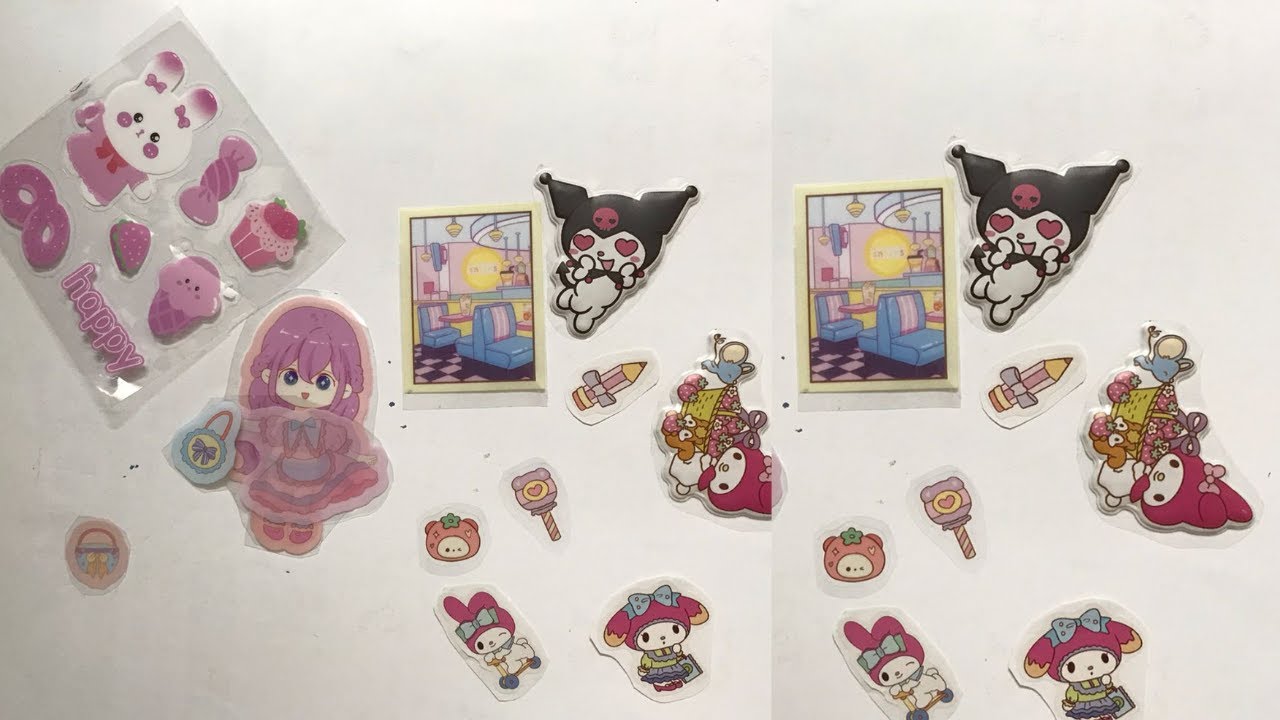 How to Make Homemade Stickers ।। Kaife Crafts