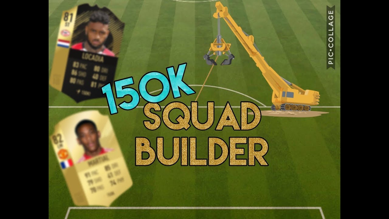 FIFA 18 150K SQUAD BUILDER!!!