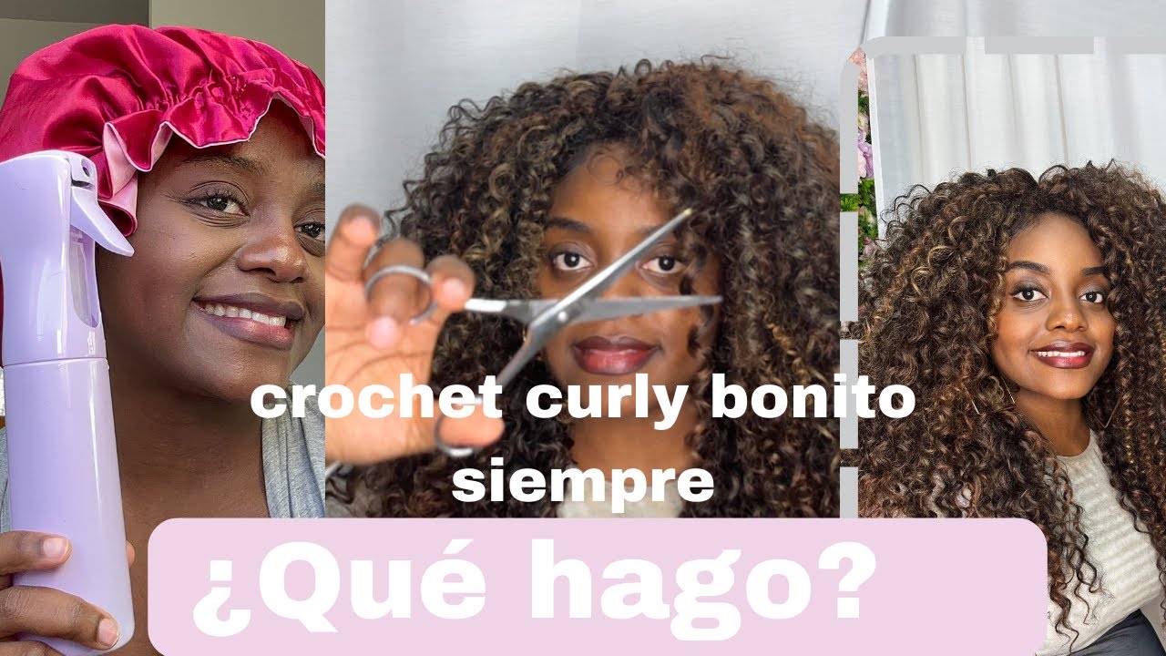 Базовый уход за кудрявыми кудрями крючком | Посмотрите это видео, чтобы сохранить красоту ваших л...