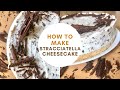 how to make stracciatella cheesecake - easy no-bake chocolate chip cheesecake recipe