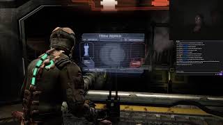 MY GF PLAYS A SCARY GAME! - (DEAD SPACE) on xbox 360