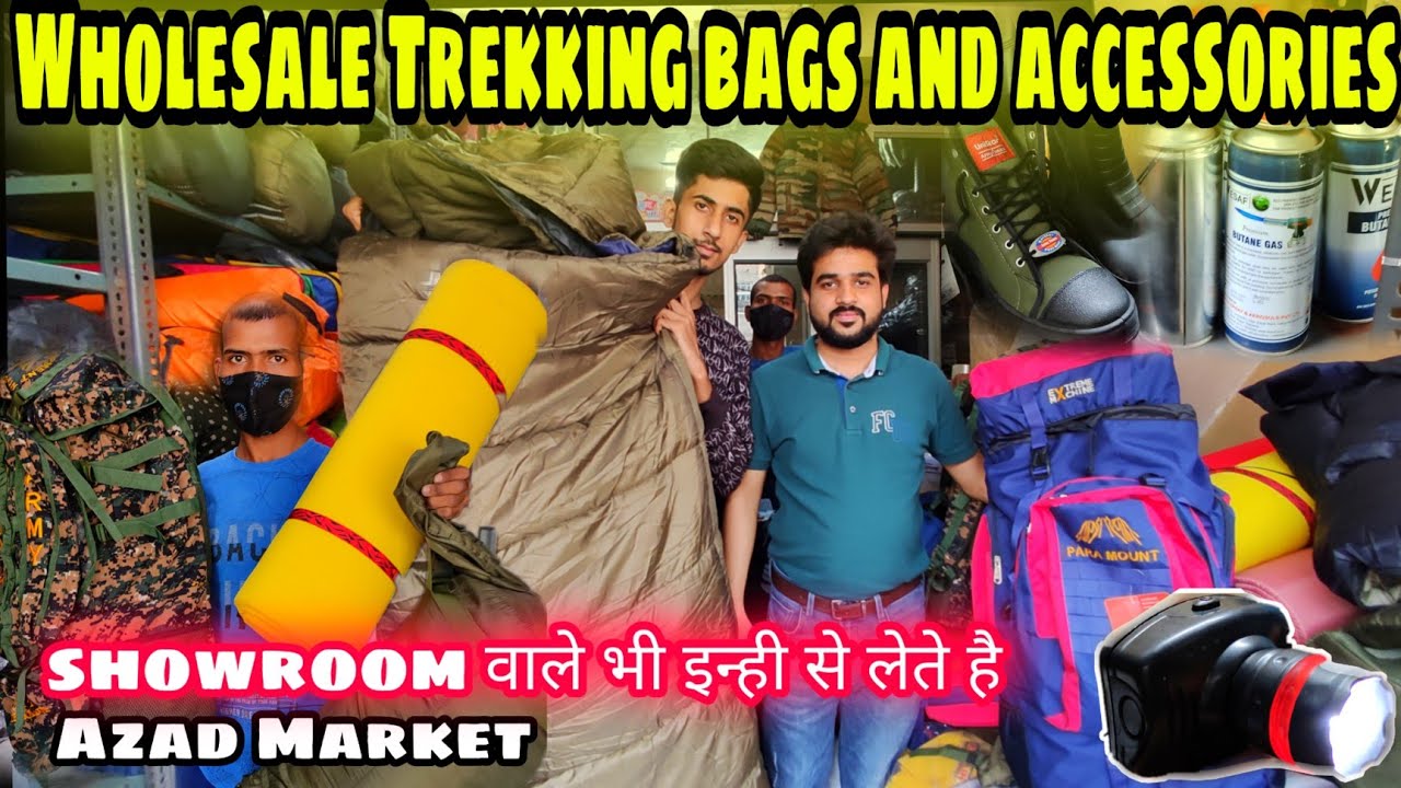 Cheapest Camping Gear Market in Delhi,Tent,Sleeping Bag etcBest