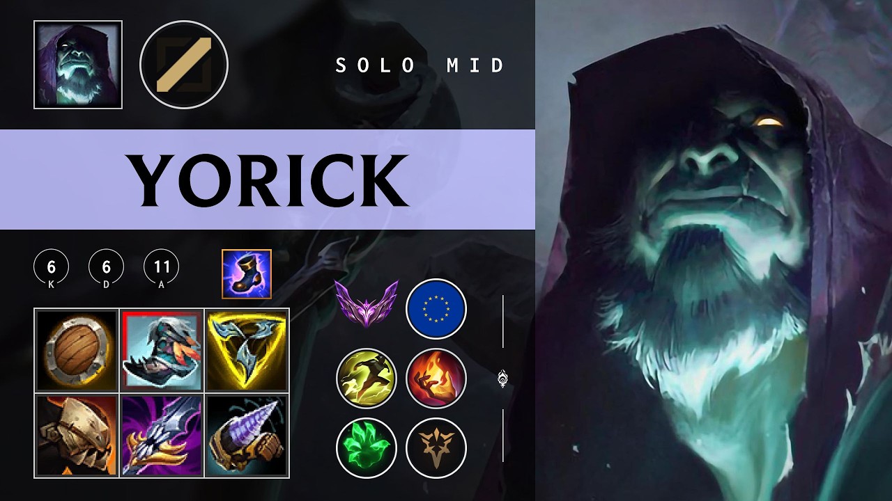 Yorick Mid vs Syndra - EUW Master Patch 26.05