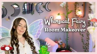 I DIYd my office into a whimsical fairy forest...AGAIN 🍄  Mushroom, moss, and more magical crafts! ✨
