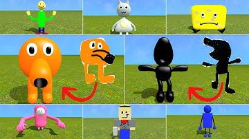 2D Vs 3D NEW UPDATE RANDOM 3D SANIC CLONES MEMES NEXTBOT IN Garry