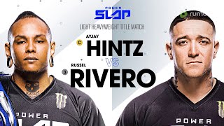 HINTZ vs RIVERO | Power Slap 2 - Light Heavyweight Title Match