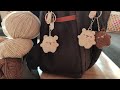 Crochet mini bear keychain  amigurumi anahtarlk yapm  ayck anahtarl yapm  diy kendin yap