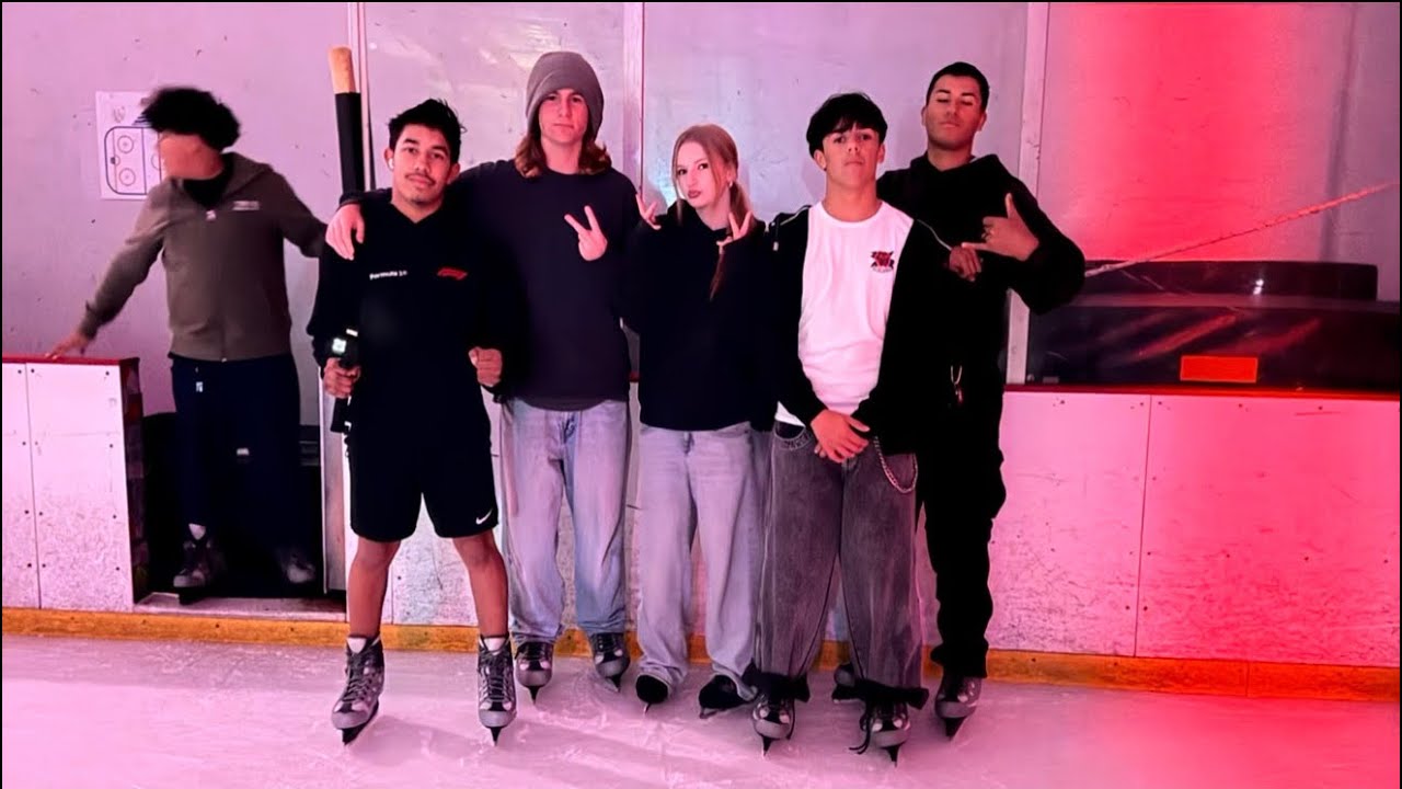 THIS ICE SKATING TRIP WAS CHAOS (FUNNY FAILS)