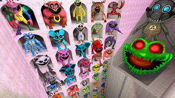 DESTROY SMILING CRITTERS POPPY PLAYTIME FAMILY in ABYSS POOL Garry