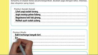 Contoh Pantun Kanak Kanak Pantun Muda Pantun Tua