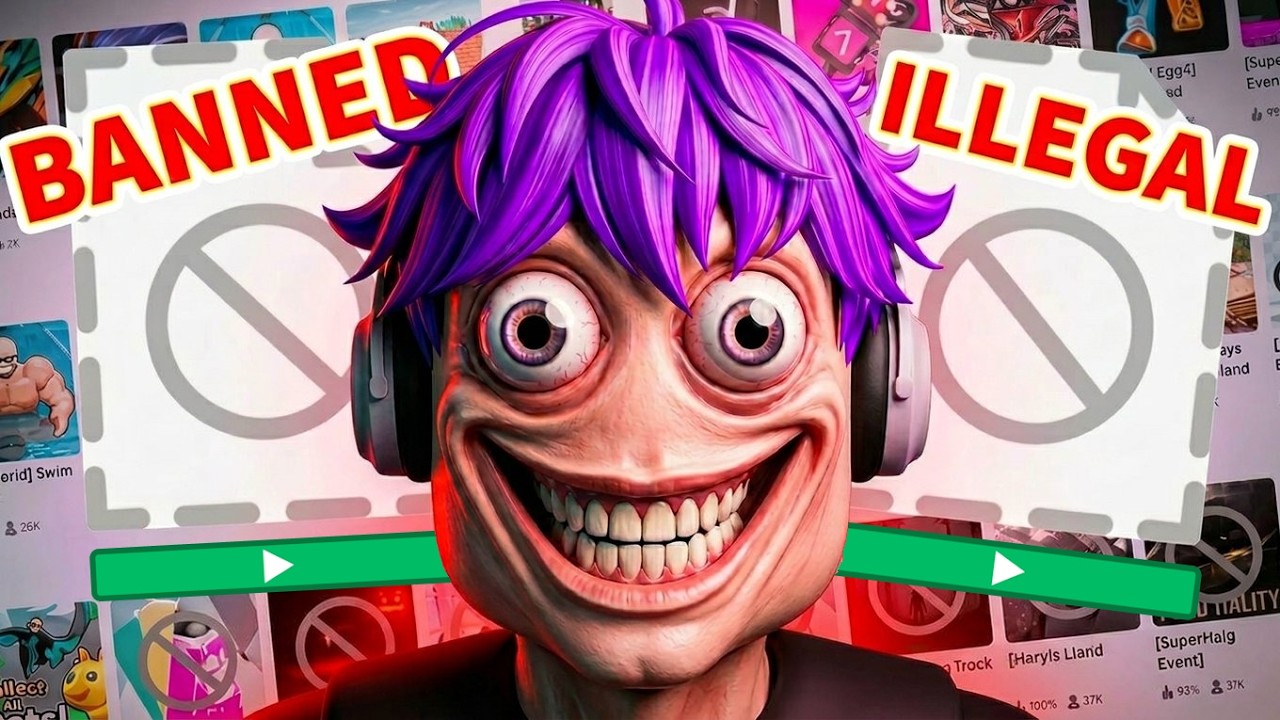 We Played ILLEGAL Roblox Games