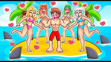 Stranded 7 Days On A Deserted Island In GTA 5 With MY CRAZY FAN GIRLS...