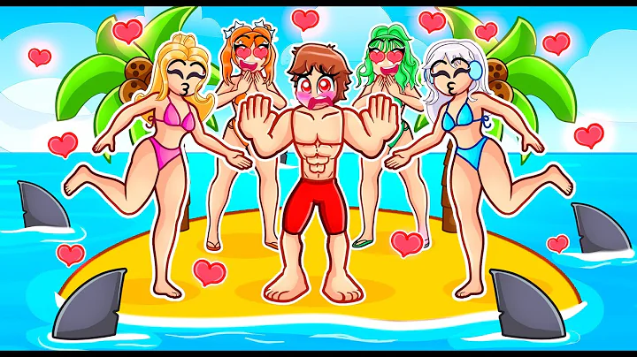 Stranded 7 Days On A Deserted Island In GTA 5 With MY CRAZY FAN GIRLS...