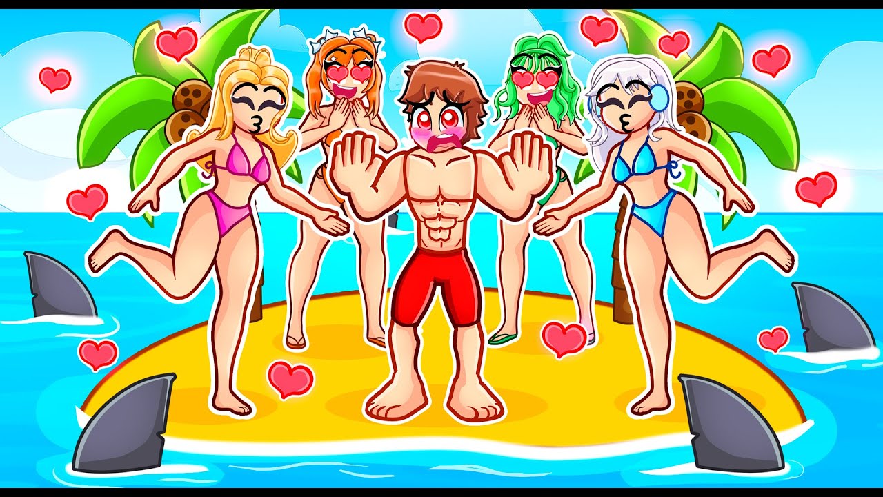 Stranded 7 Days On A Deserted Island In GTA 5 With MY CRAZY FAN GIRLS...