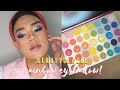 BEAUTY GLAZED COLOR FUSION RAINBOW EYESHADOW + TUTORIAL AND REVIEW