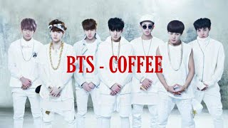 BTS - COFFEE (Easy Lyrics)