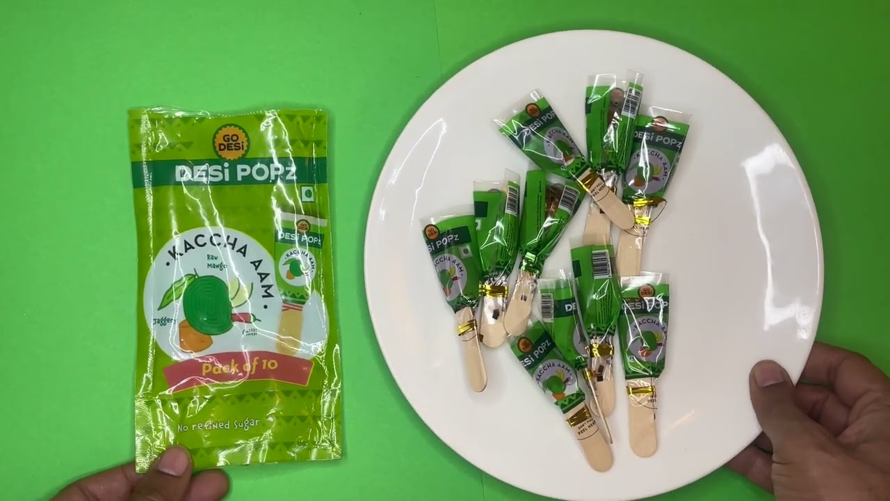 ASMR Satisfying Video Unboxing Lollipops ASMR Unwrapping Desi Popz Kacha Aam