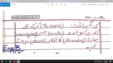 Unit 9- All Is Not Lost Translation Para 1 And Comprehension Exercise 7
