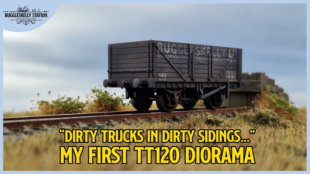 Строительство забытого железнодорожного пути — моя первая диорама TT120