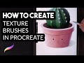 How to create texture brushes in procreate
