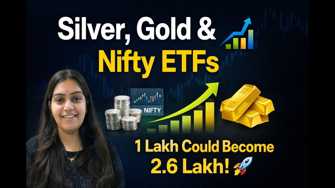 ETF For Beginners: Easy Way To Grow Your Money 🚀 | Silver, Gold & Nifty ETFs