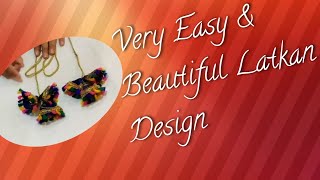 Very Easy & Beautiful latkan design cutting and stitching