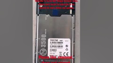 How to bypass/remove Tecno KB7 Google Account without PC 100%