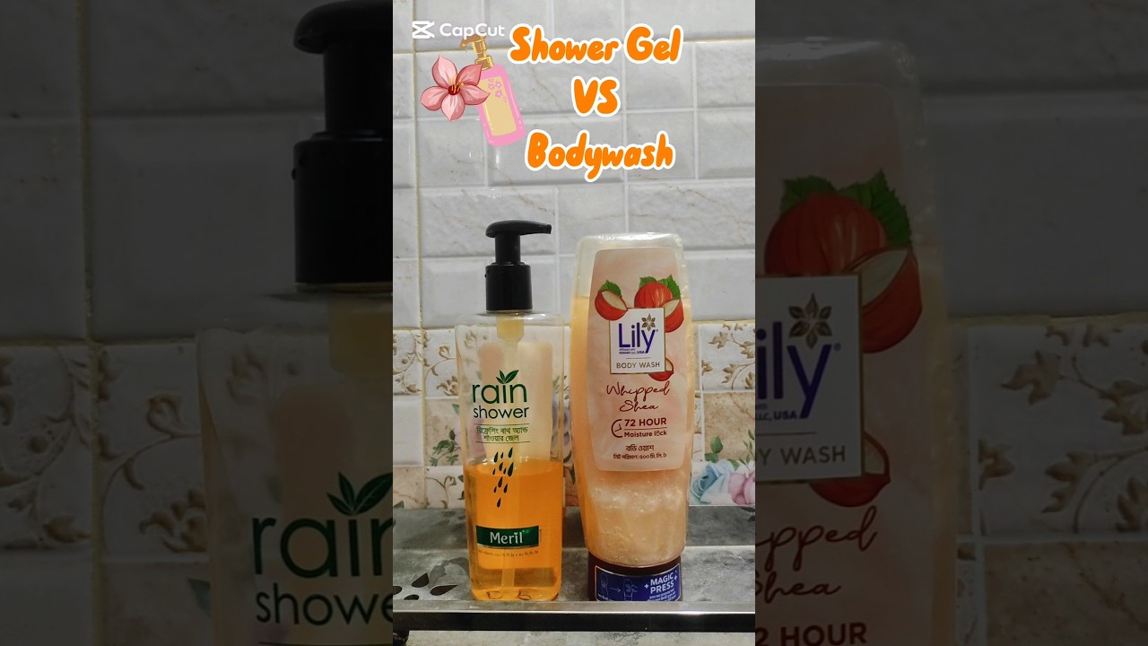 Which one is better?? Lily Body wash or Rain shower Gel???🛁🚿 