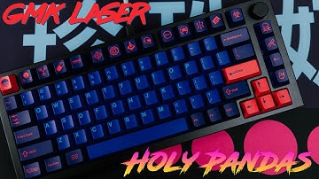 GMMK PRO 75% | Drop Holy Panda Switches Lubed & Filmed | GMK Laser (Typing Sound Test)