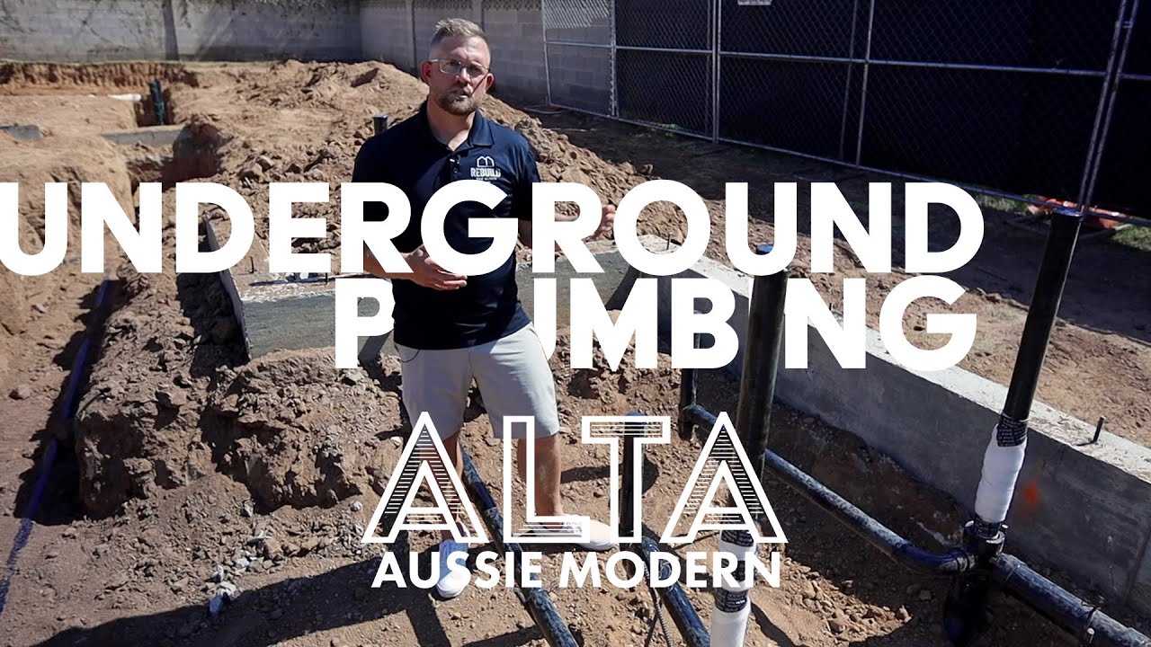 Underground Plumbing | What Happens Before The Slab Is Poured | ALTA
