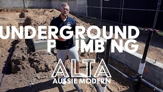 Underground Plumbing | What Happens Before The Slab Is Poured | ALTA