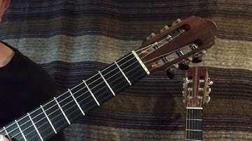 Classical Guitar Lessons / Natural minor scales in the first postion No.1-A minor