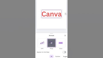 How to Use Merge Animation in Canva | Easy Text Animation Tutorial For Beginners 🎨✨