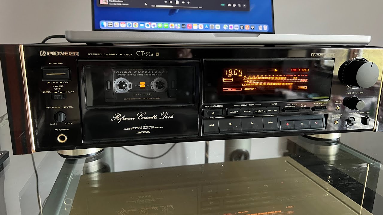 Pioneer CT-91 カセットテープデッキ Pioneer CT-91 Second Recapping: Elevating Sound to New Heights