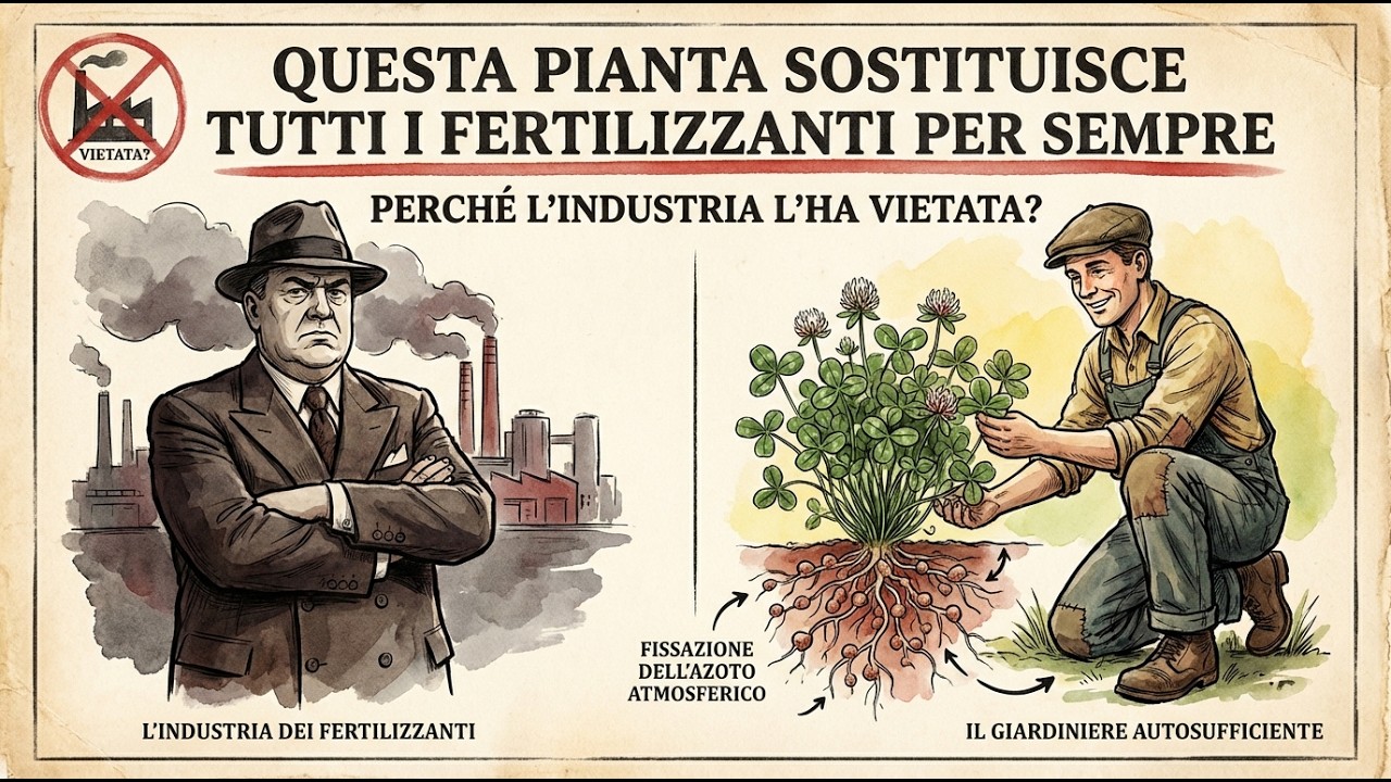 Questa pianta sostituisce TUTTI i fertilizzanti per sempre — Perché l’industria l’ha vietata?