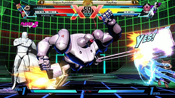 Ultimate Marvel vs Capcom 3 - TSL 2 - HB Punisher vs RayRay FT5