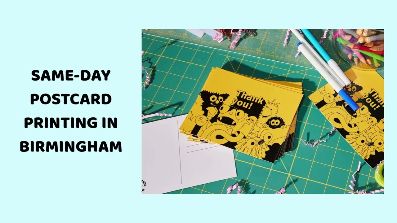 Same-Day Postcard Printing in Birmingham Free standard postcards with orders over 50 today
