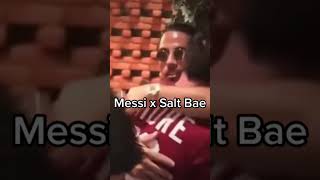 Salt Bae Meets Messi #messi #saltbae #argentina #worldcup #PSG #lionelmessi #lionel #Messi