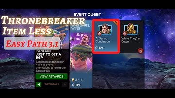 MCOC| EQ 3.1 | Easy Path | A Daring Conclusion | JUST TO GET A REP |  Thr. Brkr | Itemless|