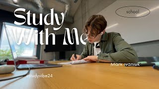 1-hour Study With Me | Nature Sounds + Background Noise